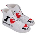 I love brandy Women s Hi-Top Skate Sneakers View3