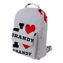 I love brandy Flap Pocket Backpack (Large) View1