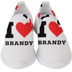 I Love Brandy Kids  Slip On Sneakers by ilovewhateva