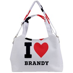 I Love Brandy Double Compartment Shoulder Bag by ilovewhateva