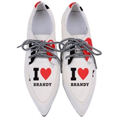 I Love Brandy Pointed Oxford Shoes by ilovewhateva