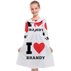 I Love Brandy Kids  Midi Sailor Dress by ilovewhateva