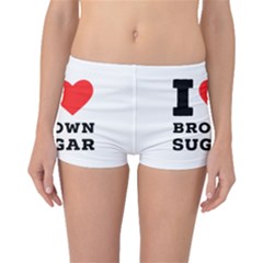 I Love Brown Sugar Boyleg Bikini Bottoms by ilovewhateva