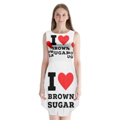 I Love Brown Sugar Sleeveless Chiffon Dress   by ilovewhateva