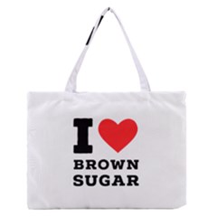 I Love Brown Sugar Zipper Medium Tote Bag by ilovewhateva