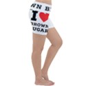 I love brown sugar Lightweight Velour Yoga Shorts View3