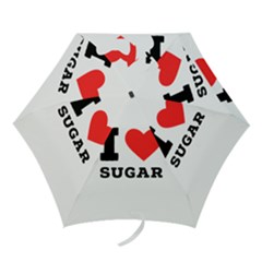 I Love Sugar  Mini Folding Umbrellas by ilovewhateva