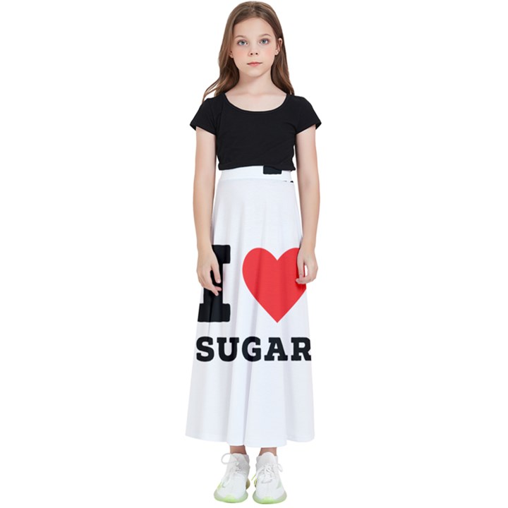 I love sugar  Kids  Flared Maxi Skirt