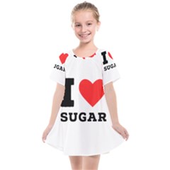 I Love Sugar  Kids  Smock Dress by ilovewhateva