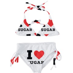 I Love Sugar  Kids  Classic Bikini Set by ilovewhateva