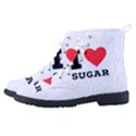 I love sugar  High-Top Canvas Sneakers View2