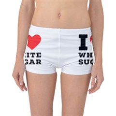 I Love White Sugar Reversible Boyleg Bikini Bottoms by ilovewhateva