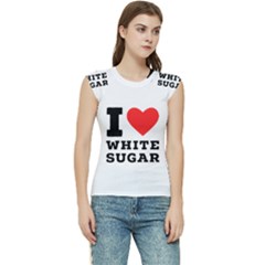 I Love White Sugar Women s Raglan Cap Sleeve Tee by ilovewhateva