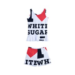 I Love White Sugar Kids  Boyleg Swimsuit by ilovewhateva