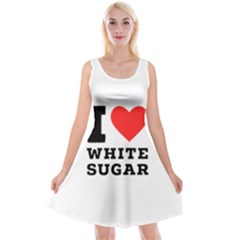 I Love White Sugar Reversible Velvet Sleeveless Dress by ilovewhateva