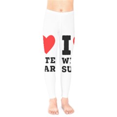 I Love White Sugar Kids  Leggings by ilovewhateva