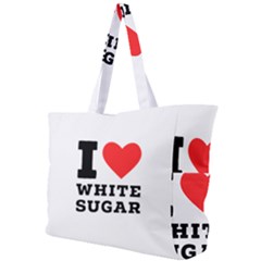 I Love White Sugar Simple Shoulder Bag by ilovewhateva