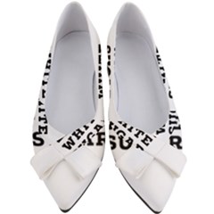 I Love White Sugar Women s Bow Heels by ilovewhateva