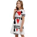 I love white sugar Kids  Puff Sleeved Dress View3