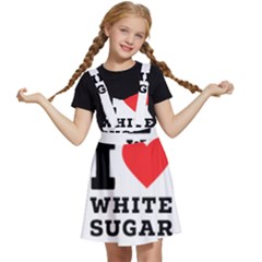 I Love White Sugar Kids  Apron Dress by ilovewhateva