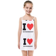 I Love Boysenberry  Kids  Summer Sun Dress by ilovewhateva