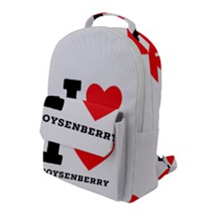 I Love Boysenberry  Flap Pocket Backpack (large) by ilovewhateva