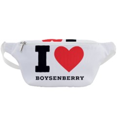 I Love Boysenberry  Waist Bag  by ilovewhateva