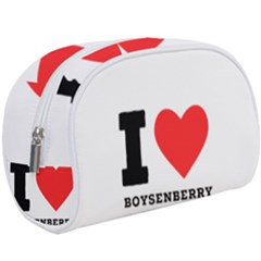 I Love Boysenberry  Make Up Case (large) by ilovewhateva