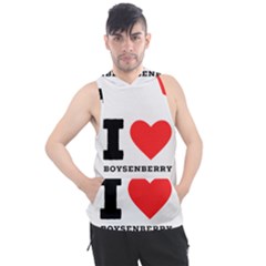 I Love Boysenberry  Men s Sleeveless Hoodie by ilovewhateva