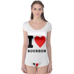 I Love Bourbon  Boyleg Leotard  by ilovewhateva