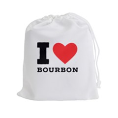 I Love Bourbon  Drawstring Pouch (2xl) by ilovewhateva