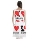 I love bourbon  Sleeveless Waist Tie Chiffon Dress View2