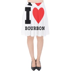 I Love Bourbon  Velvet High Waist Skirt by ilovewhateva