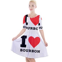 I Love Bourbon  Quarter Sleeve A-line Dress by ilovewhateva