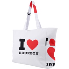 I Love Bourbon  Simple Shoulder Bag by ilovewhateva