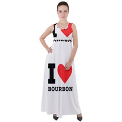 I Love Bourbon  Empire Waist Velour Maxi Dress by ilovewhateva