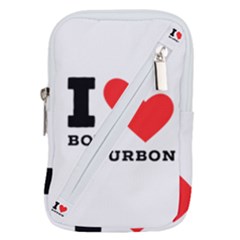 I Love Bourbon  Belt Pouch Bag (large) by ilovewhateva