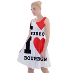 I Love Bourbon  Knee Length Skater Dress by ilovewhateva