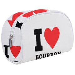 I Love Bourbon  Make Up Case (medium) by ilovewhateva