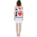 I love bourbon  Shoulder Frill Bodycon Summer Dress View4