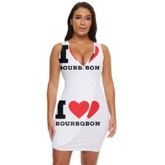 I Love Bourbon  Draped Bodycon Dress by ilovewhateva