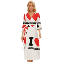 I Love Bourbon  Midsummer Wrap Dress by ilovewhateva