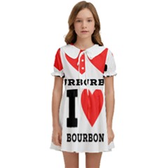 I Love Bourbon  Kids  Sweet Collar Dress by ilovewhateva