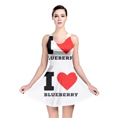 I Love Blueberry  Reversible Skater Dress by ilovewhateva