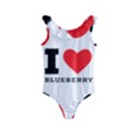 I love blueberry  Kids  Frill Swimsuit View1