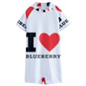 I love blueberry  Kids  Boyleg Half Suit Swimwear View1