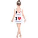 I love blueberry  Kids  Skater Dress Swimsuit View2