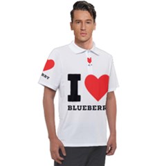 I Love Blueberry  Men s Polo Tee by ilovewhateva