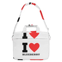 I Love Blueberry  Macbook Pro 16  Shoulder Laptop Bag by ilovewhateva