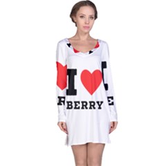 I Love Berry Long Sleeve Nightdress by ilovewhateva